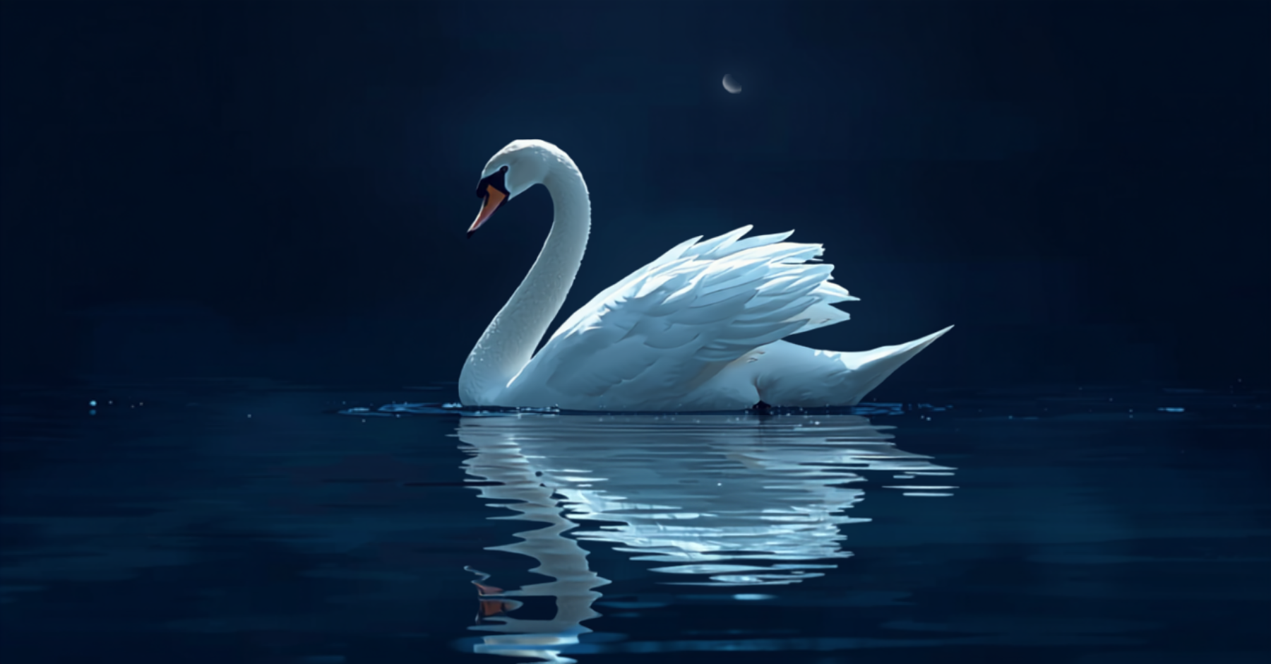 Ilustração simbólica do arquétipo do Cisne